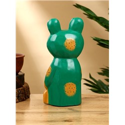 Календарь настольный «Лягушка», 10×6.5×21 см, дерево, зелёный