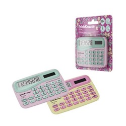 Калькулятор  8 разрядов 92х60 мм PC-869  Floral Soul ассорти 62748 ErichKrause