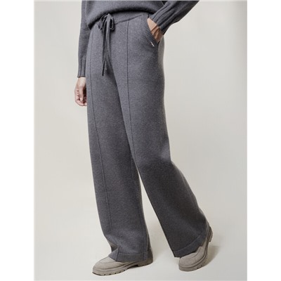 Прямые брюки из пряжи с кашемиром