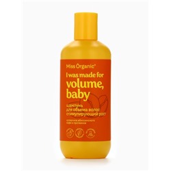 Шампунь для объема волос I was made for volume, стимулирующий рост, 290 мл, Miss Organic