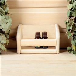 Полка для бани и сауны, 17×11 см, липа, «Добропаровъ»