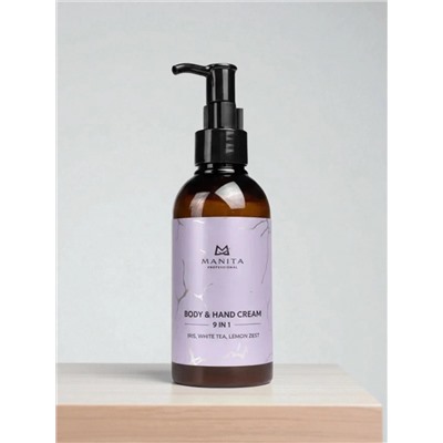 MANITA Парфюмированный крем для рук и тела / Iris, White Tea, Lemon Zest, 150 мл 28147
