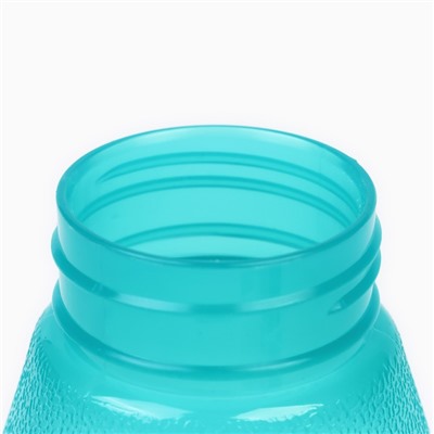 Бутылка для воды, 600 мл, 23×6.6 см, голубая