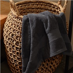 Полотенце махровое SL HOME: Classic «Гри Сандре», 90×150 см, хлопок 100%, серое