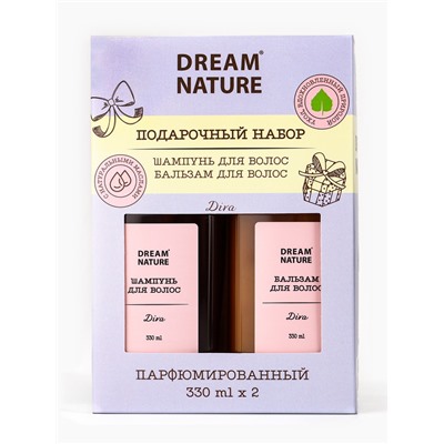 Подарочный набор женский DREAM NATURE Diva, шампунь для волос и бальзам для волос по 330 мл