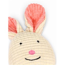 Мягкая игрушка для собак «Заяц», 26.5 с, с пищалкой, белая