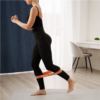 УЦЕНКА Набор фитнес-резинок ONLYTOP: нагрузка 10, 15, 20, 25, 30 кг, 5 шт., 30×5 см