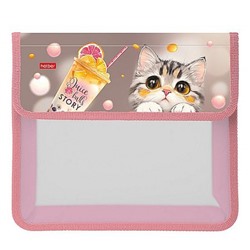 Папка для тетрадей А5 на липучке "Сочные истории" 2 отделения (094445) 06066 Хатбер