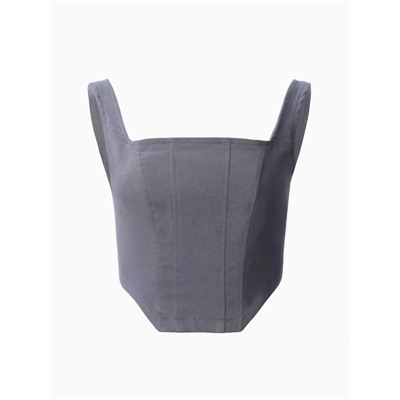 Корсет женский джинсовый MIST: Denim, размер 48, графит