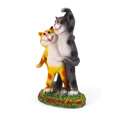 Садовая фигура из полистоуна «Кошки», 18×12×32 см
