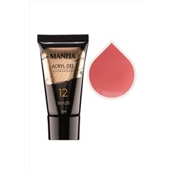 Manita Professional Акриловый гель для моделирования ногтей №12, 30 мл KRISTALLER, 1109870