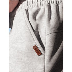 Шорты из тонкого футера с эластаном