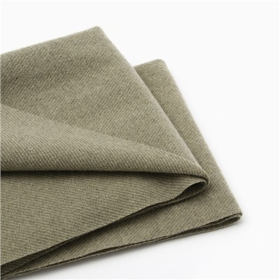 Шарф женский с кистями MIST, оливковый, размер 33×180 см