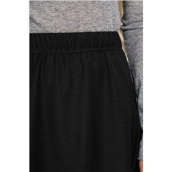 Юбка с кружевом Элегия (черная) Ю14913-10М