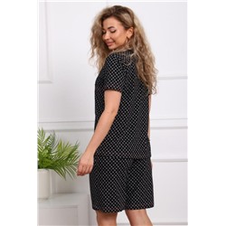 1067 Костюм женский домашний (Черный)