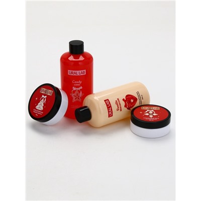 Новогодний подарочный набор косметики: гель для душа 2 шт., соль и масло для душа, URAL LAB