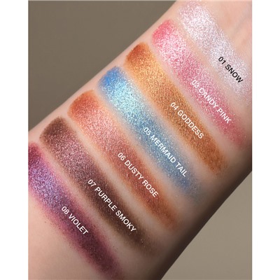 Тени для век Eyeshadow Sparkle тон 01 snow