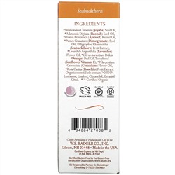Badger Company, Face Care, Seabuckthorn Face Oil, 1 fl oz (29.5 ml)
