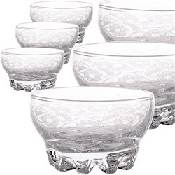 MS258-07 Набор из 6-ти салатников "ФЛЕР" (х8)