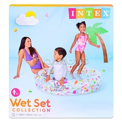 Бассейн надувной «Фрукты», 122 х 25 см, от 2 лет, 59421NP INTEX