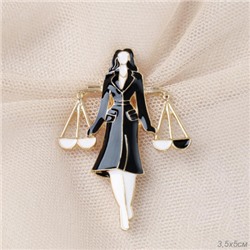 Брошь Фемида / 4847-35 /уп 24/