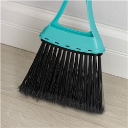 Веник для уборки Svip «Практик», пластик, 21×4×57 см, голубой