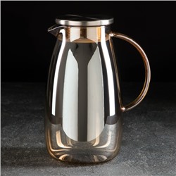 УЦЕНКА Кувшин с металлической крышкой «Богема» 1.8 л