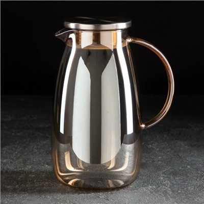 УЦЕНКА Кувшин с металлической крышкой «Богема» 1.8 л