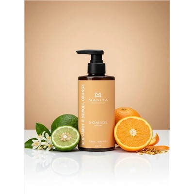 MANITA Гель для душа парфюмированный / Bergamot, Neroli, Orange, 460 мл 28397