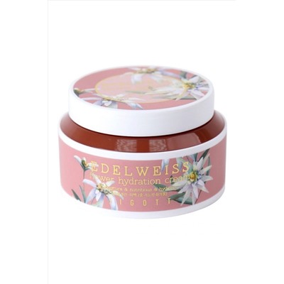 Jigott Увлажняющий крем для лица с экстрактом эдельвейса / Edelweiss Flower Hydration Cream, 100 мл KRISTALLER, 1114017