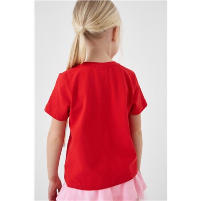 Фуфайка трикотажная для девочек (футболка), 2 шт в комплекте PLAYTODAY, 1242814