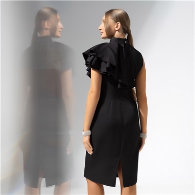 Платье-футляр со съемным объемным декором, Разрешите пригласить (new)