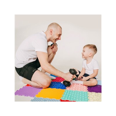 Модульный массажный коврик ОРТОДОН, набор «Богатырь»