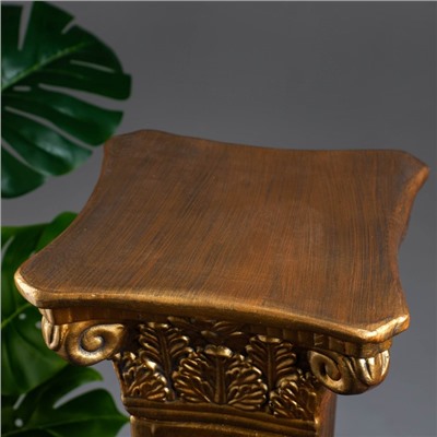 Колонна декоративная «Античная», под бронзу, 65×27 см