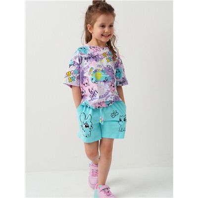 Шорты трикотажные для девочек, 2 шт в комплекте