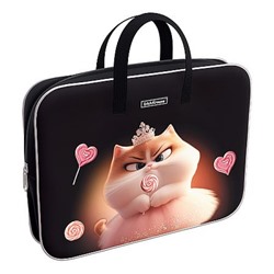 Папка  А4+ на молнии с ручками 64982 Prima Cat ErichKrause