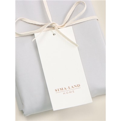 Наволочка SL Home Percale 300ТС, 50×70+3 см, серая, перкаль, хлопок 100%