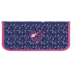 Пенал 2-х ств. 190х65 мм "HEARTS AND STARS" ПКМ-ХНС SchoolФормат