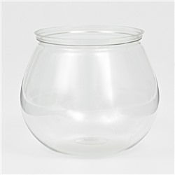 Аквариум круглый пластиковый, 1.2 литра