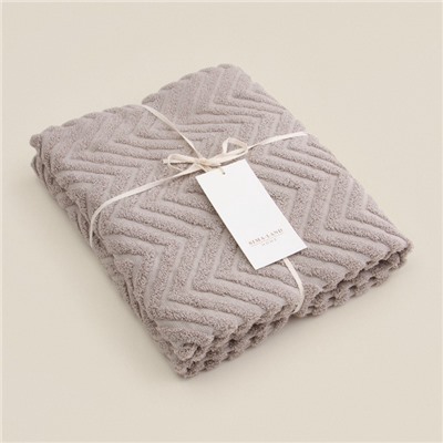 Полотенце махровое SL HOME: Geometry «Саббиа», 50×90 см, коричневое