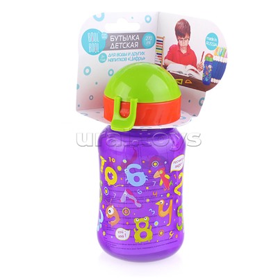 Бутылка для воды и других напитков, со шнурком, 270ml, в ассортименте