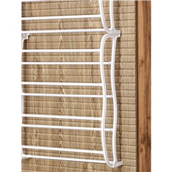 Обувница надверная, 8 ярусов (на 24 пары обуви), 50×20×124 см, цвет белый