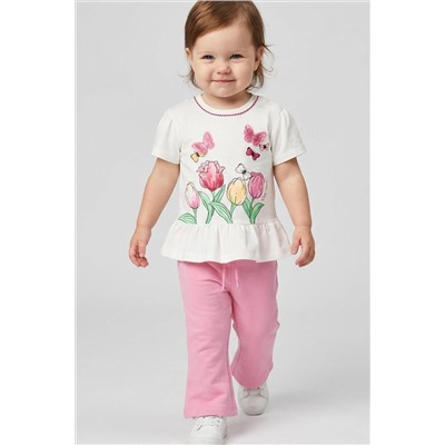 Джемпер детский трикотажный для девочек (футболка) PLAYTODAY, 1240047