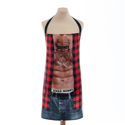 Фартук "Этель" Для самого сильного 71х73см, 100% хлопок, саржа 190 гр/м2