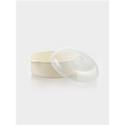 Кастрюля для СВЧ-печи Полимербыт, 2.1 л, пластик, МИКС