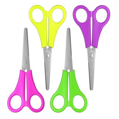 Ножницы школьные 135 мм JOY в тубусе 15602 ErichKrause