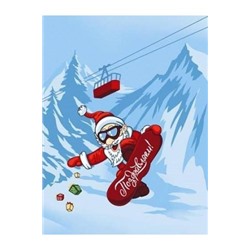 Набор 3 полотенца "Зимние забавы", вафля