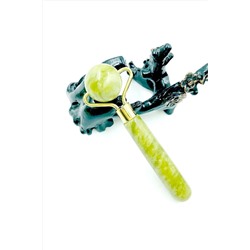 Nail Art Роликовый массажёр нефритовый шар, зелёный KRISTALLER, 1108362