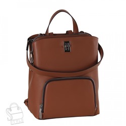 Рюкзак женский кожаный 726VG brown Vitelli Grassi