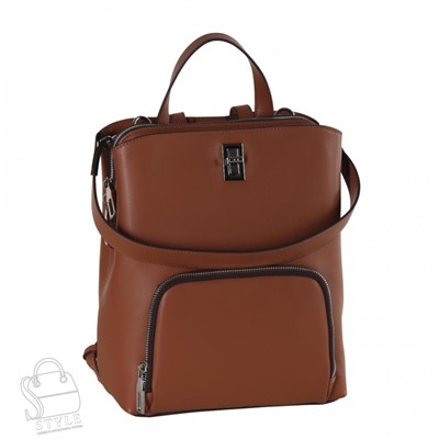 Рюкзак женский кожаный 726VG brown Vitelli Grassi